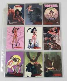 Lot of 9 Vampirella Trading Cards Collector's Assortment