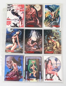 Lot of 9 Vampirella Trading Cards Collector's Assortment