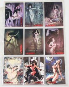 Lot of 9 Vampirella Trading Cards Collector's Assortment