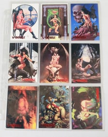 Lot of 9 Vampirella Trading Cards Collector's Assortment