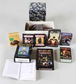 Box of Trading Cards Diverse Collection for Enthusiasts