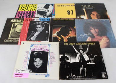 Lot of 9 Assorted Vinyl Records