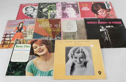 Lot of 10 Assorted Vinyl Records