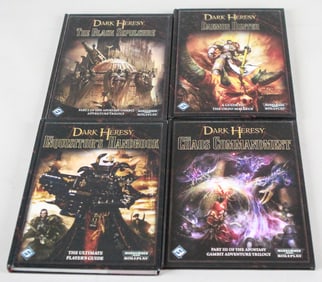 Lot of 4 Dark Heresy Warhammer 40K RPG Books
