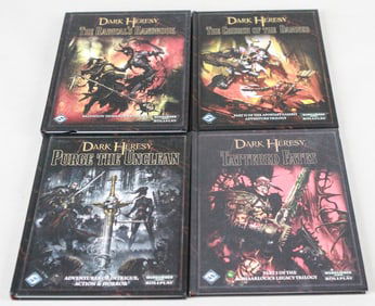 Lot of 4 Dark Heresy Warhammer 40K RPG Books & More