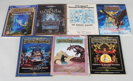 Lot of 7 Advanced Dungeons & Dragons Books