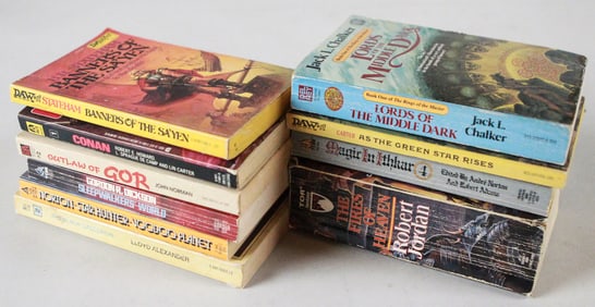 Lot of 10 Fantasy and Sci-Fi Books