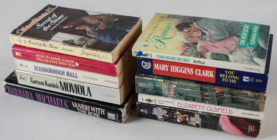 Lot of 10 Romance and Fiction Books