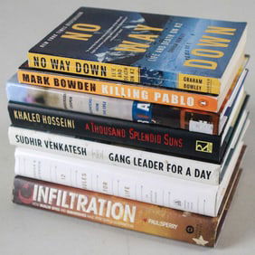 Lot of 7 Nonfiction Books True Crime, Memoir, and Exploration