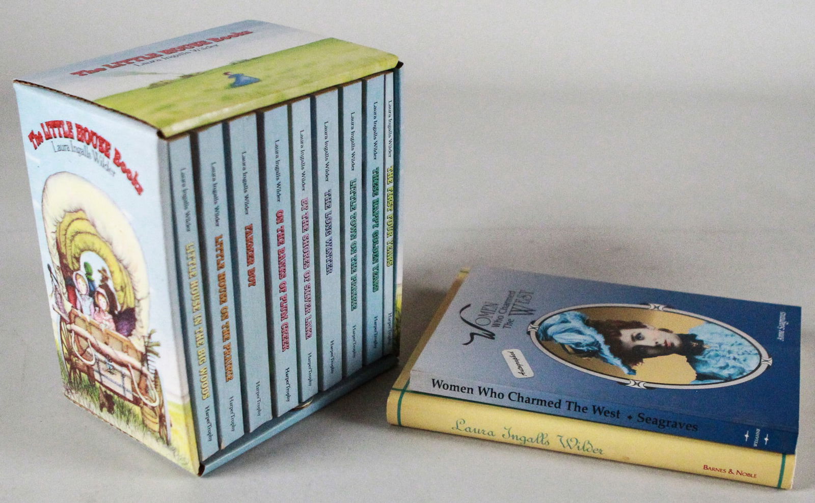 Lot of 10 Books Little House Box Set & Western History (1 of 1)