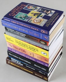 Lot of 10 Books Golden Dawn and Ceremonial Magick