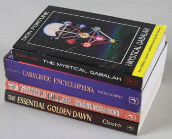 Lot of 4 Books Mystical Qabalah and Golden Dawn