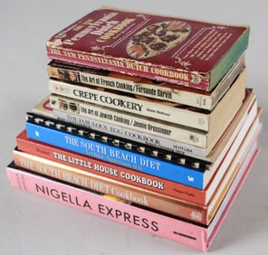 Lot of 10 Cookbooks and Culinary Guides