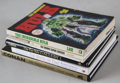 Lot of 6 Books Comics and Fantasy