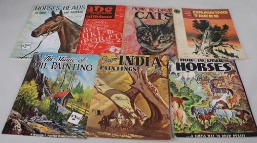 Lot of 7 Books Art and Drawing
