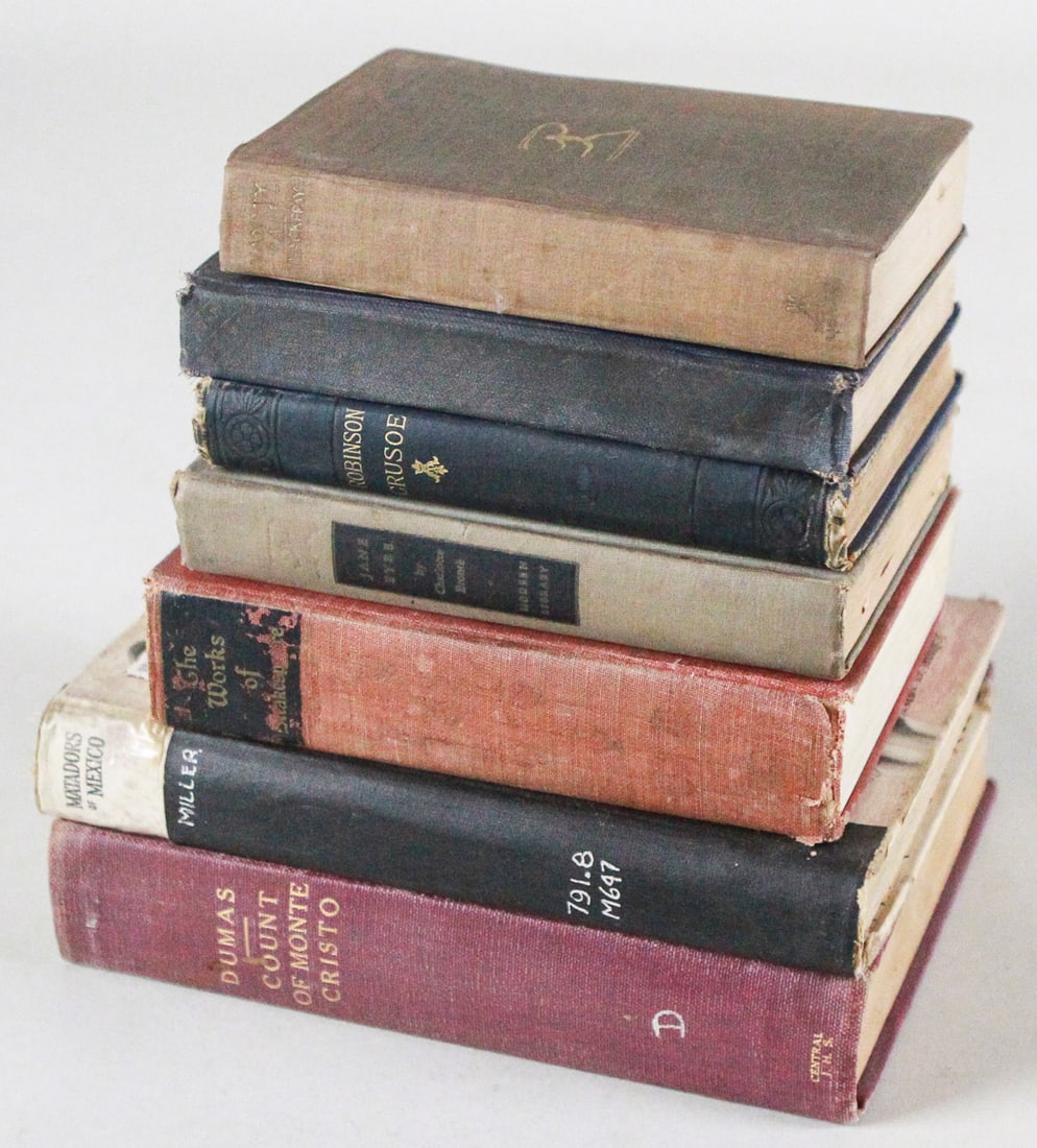 Lot of 7 Antique and Classic Books (1 of 1)