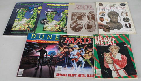 Lot of 7 Books and Magazines Mixed Collection