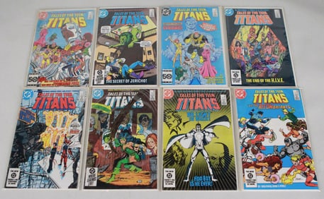 Lot of 8 Tales of the Teen Titans Comic Books