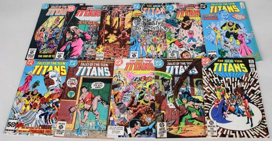 Lot of 11 DC Comics Tales of the Teen Titans
