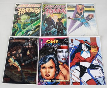 Lot of 6 Independent Comics Including Shi and Miracleman