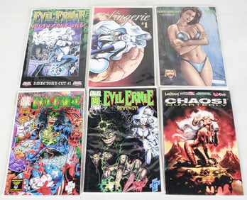 Lot of 6 Chaos Comics Including Evil Ernie and Lingerie