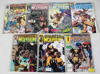 Lot of 7 Marvel Comics Presents Wolverine