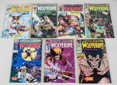 Lot of 7 Marvel Comics Presents Wolverine