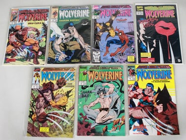 Lot of 7 Marvel Comics Presents Wolverine