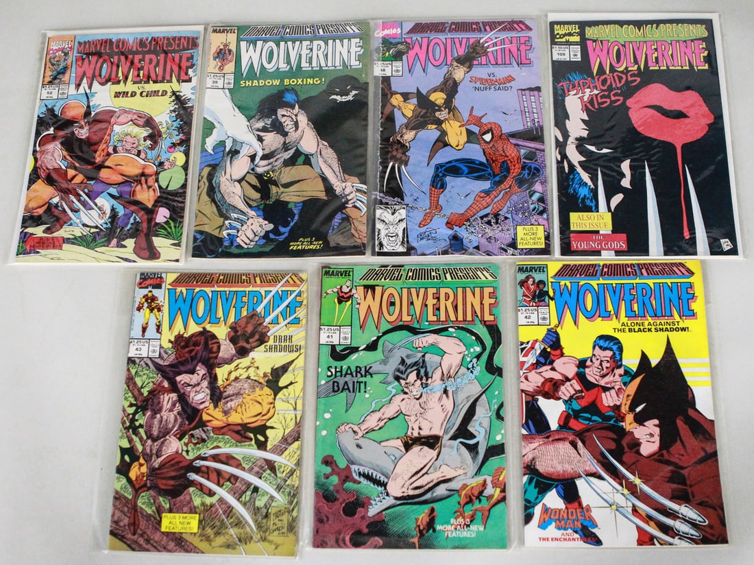 Lot of 7 Marvel Comics Presents Wolverine (1 of 1)