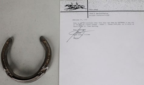Kostroma Worn Horseshoe with Certificate