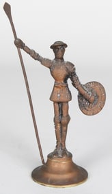 Bronze Medieval Knight Statue