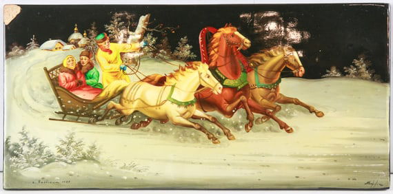 Fedoskino Russian Lacquer Painting