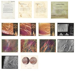 Unique Collection of 1969 Jet Propulsion Laboratory Original Mars Photos and Documents