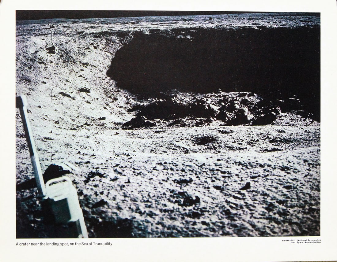 A Crater Near the Landing Spot on the Sea of Tranquility (1 of 3)