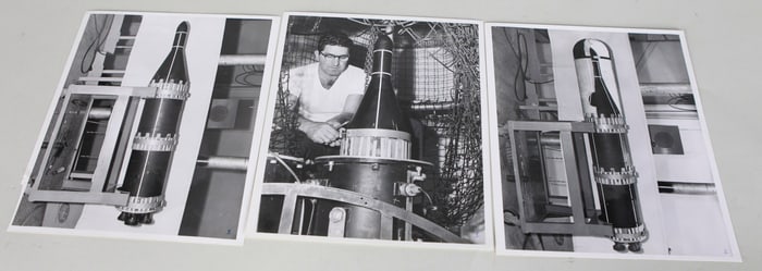 Lot of 3 U.S. Naval Ordnance Test Station Photographs – 1960