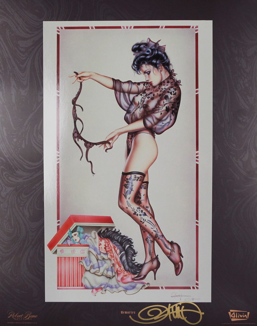 Olivia De Berardinis / Memories Lithograph Signed (1 of 3)