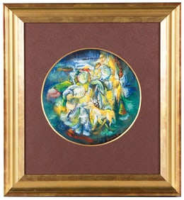 Gayane Khachaturian / Oil on Vinyl Record / Armenian Artist