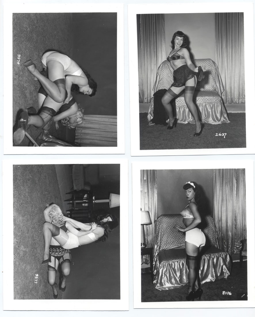 Irving Klaw 4x5 Vintage Photograph / Bettie Page Era Model (1 of 2)