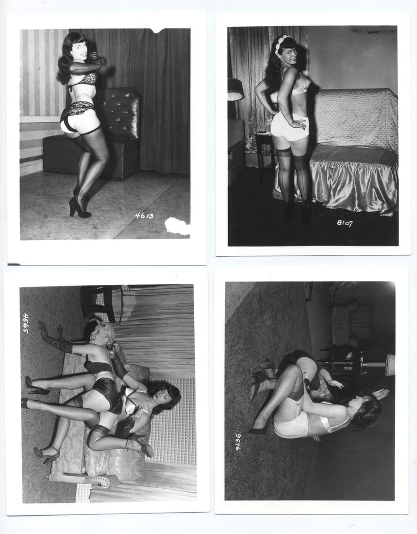 Irving Klaw 4x5 Vintage Photograph / Bettie Page Era Model (1 of 2)