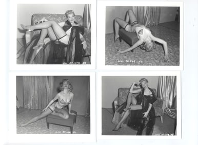 Irving Klaw 4x5 Vintage Photograph / Bettie Page Era Model