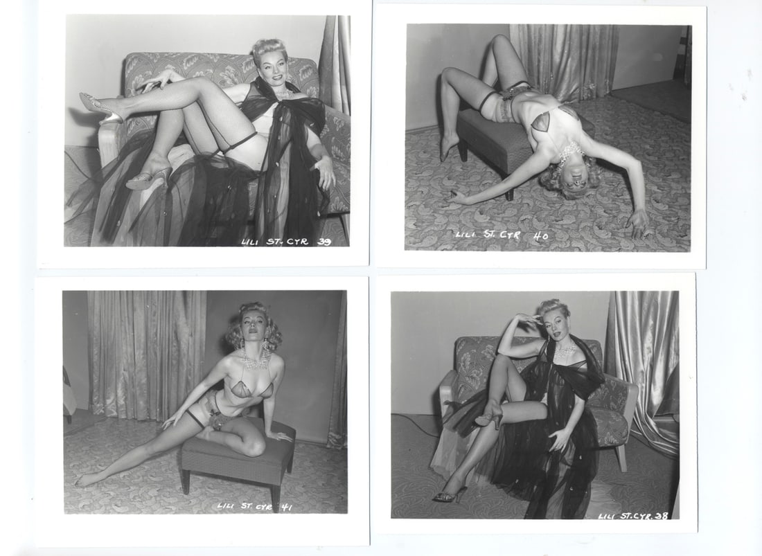 Irving Klaw 4x5 Vintage Photograph / Bettie Page Era Model (1 of 2)