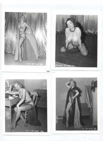 Irving Klaw 4x5 Vintage Photograph / Bettie Page Era Model