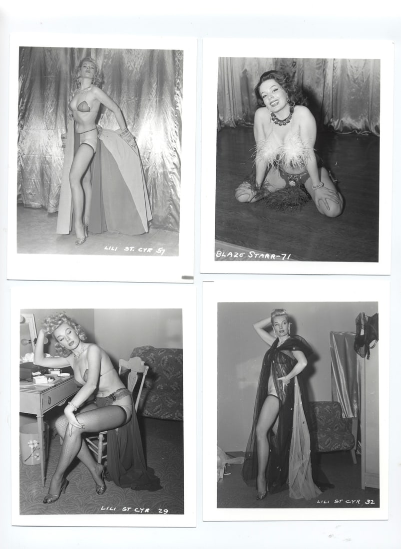 Irving Klaw 4x5 Vintage Photograph / Bettie Page Era Model (1 of 2)