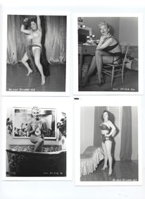 Irving Klaw 4x5 Vintage Photograph / Bettie Page Era Model