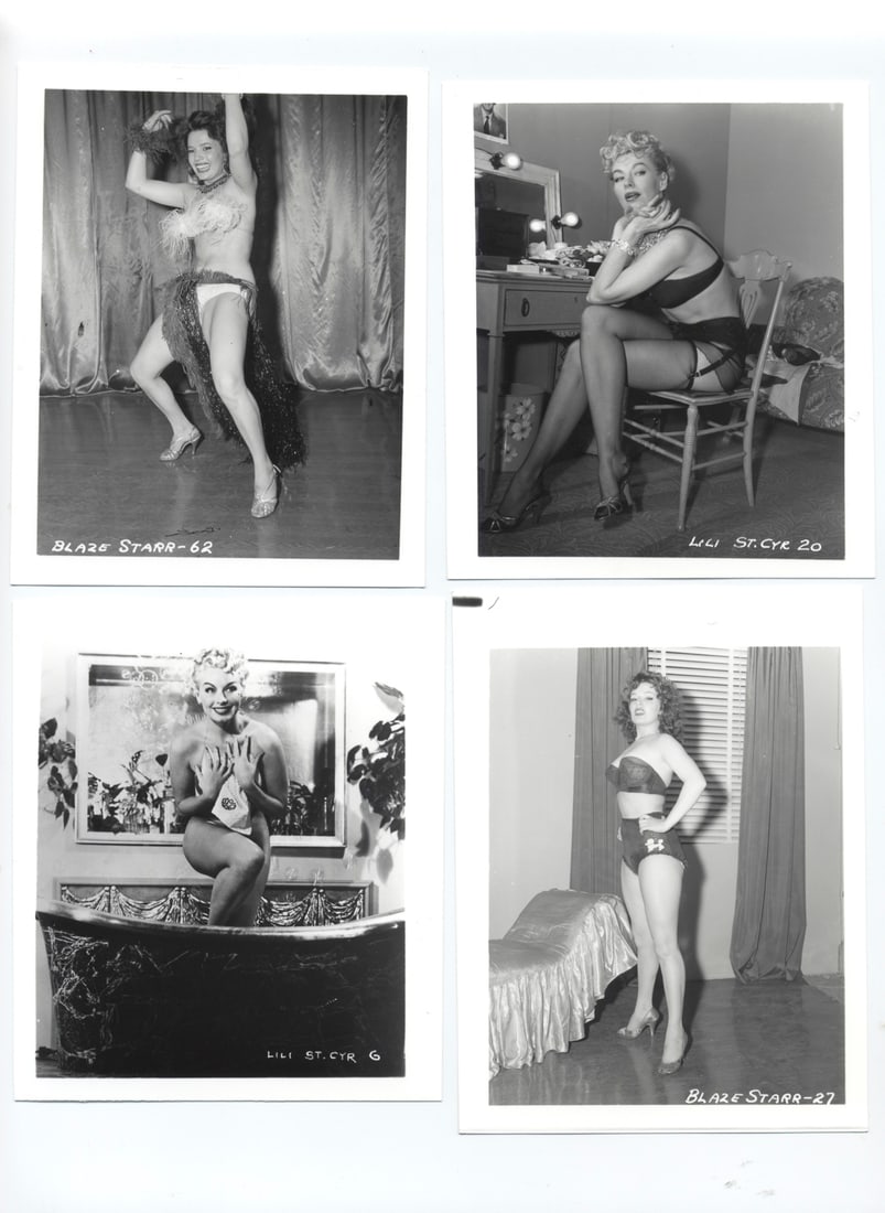 Irving Klaw 4x5 Vintage Photograph / Bettie Page Era Model (1 of 2)