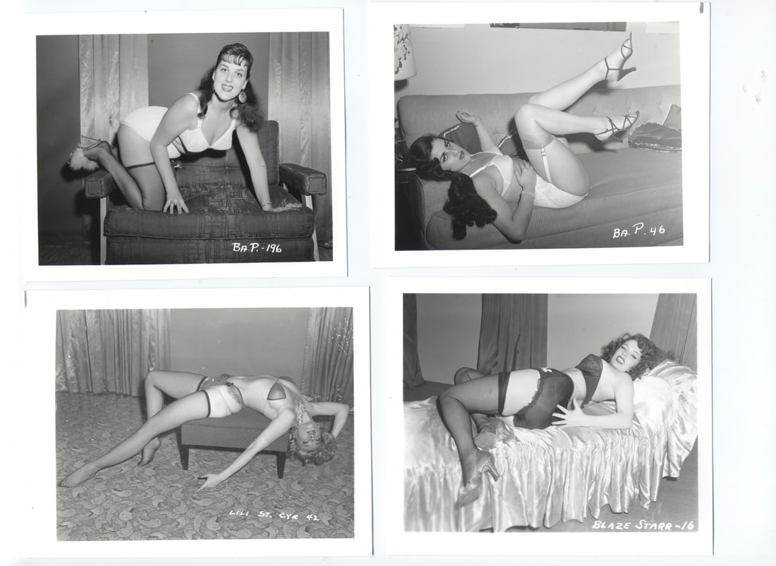 Irving Klaw 4x5 Vintage Photograph / Bettie Page Era Model (1 of 2)