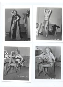 Irving Klaw 4x5 Vintage Photograph / Bettie Page Era Model