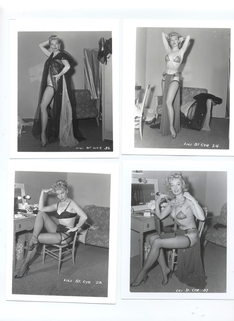 Irving Klaw 4x5 Vintage Photograph / Bettie Page Era Model (1 of 2)