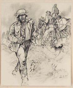 Wilhelm M. Busch / Auf dem Weg zum Hauptverbandplatz