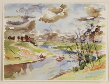 Max Mahlmann / Landscape on the Lowat